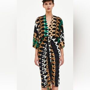 Zara geometric dress